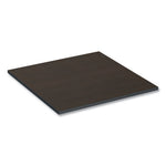 Reversible Laminate Table Top, Square, 35.38w x 35.38d, Espresso/Walnut