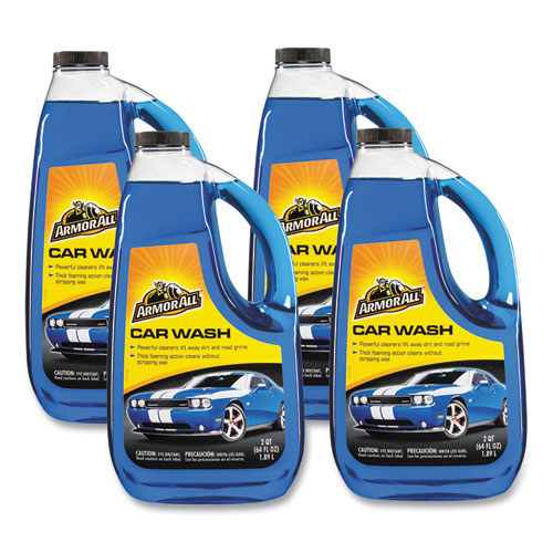 Car Wash Concentrate, 64 oz Bottle, 4/Carton