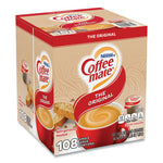 Liquid Coffee Creamer, Original, 0.38 oz Mini Cups, 108/Carton