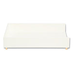 Juliet Paper Tray, 1 Section, Holds 11" x 8.5" Files, 10 x 12.25 x 2.5, White