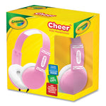 Cheer Wired Headphones, Pink/White