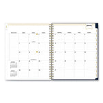Day Designer Peyton Create-Your-Own Cover Weekly/Monthly Planner, Floral Artwork, 11 x 8.5, Navy, 12-Month (Jan-Dec): 2024