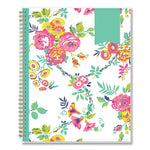 Day Designer Peyton Create-Your-Own Cover Weekly/Monthly Planner, Floral Artwork, 11 x 8.5, White, 12-Month (Jan-Dec): 2024