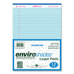 Enviroshades Legal Notepads, 50 Blue 8.5 x 11.75 Sheets, 72 Notepads/Carton, Ships in 4-6 Business Days