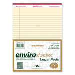 Enviroshades Legal Notepads, 50 Ivory 8.5 x 11.75 Sheets, 72 Notepads/Carton, Ships in 4-6 Business Days