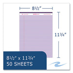 Enviroshades Legal Notepads, 50 Orchid 8.5 x 11.75 Sheets, 72 Notepads/Carton, Ships in 4-6 Business Days