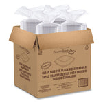 PresentaBowls Pro Clear Square Lids for 24-32 oz Bowls, 8.5 x 8.5 x 0.5, Clear, Plastic, 63/Bag, 4 Bags/Carton