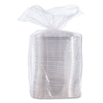 PresentaBowls Pro Clear Square Lids for 24-32 oz Bowls, 8.5 x 8.5 x 0.5, Clear, Plastic, 63/Bag, 4 Bags/Carton