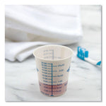 Paper Specimen Cups, 8 oz, Blue/White, 50/Sleeve, 20 Sleeves/Carton