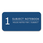 Subject Wirebound Promo Notebook, 1-Subject, 4 sq/in Quad Rule, Asst Cover, (100) 10.5x8 Sheets, 24/CT, Ships in 4-6 Bus Days