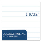 Loose Leaf Paper, 8 x 10.5, 3-Hole Punched, College Rule, White, 150 Sheets/Pack, 24 Packs/Carton, Ships in 4-6 Business Days