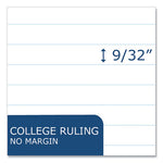 Lefty Notebook, 1-Subject, Medium/College Rule, Random Asst Cover Color, (80) 8 x 5 Sheet, 24/CT, Ships in 4-6 Business Days