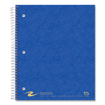 Subject Wirebound Notebook, 5-Subject, Medium/College Rule, Asst Cover, (200) 11 x 9 Sheets, 12/Carton, Ships in 4-6 Bus Days