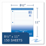 Loose Leaf Paper, 8.5 x 11, 3-Hole Punched, College Rule, White, 150 Sheets/Pack, 24 Packs/Carton, Ships in 4-6 Business Days