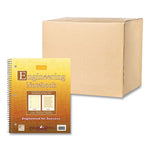 Wirebound Engineering Notebook, 20 lb Paper Stock, Buff Cover, 80 Buff 11 x 8.5 Sheets, 24/Carton, Ships in 4-6 Business Days