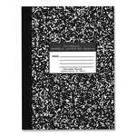 Flexible Cover Composition Book, Med/College Rule, Black Marble Cover, (80) 10.25 x 7.88 Sheet, 48/CT, Ships in 4-6 Bus Days