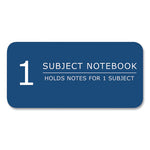 Subject Wirebound Promo Notebook, 1-Subject, Wide/Legal Rule, Asst Cover, (70) 10.5x8 Sheets, 24/CT, Ships in 4-6 Bus Days