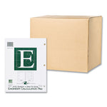 Engineer Pad, (1.25" Margin), Quad Rule (5 sq/in, 1 sq/in), 200 Lt Green 8.5x11 Sheets/Pad, 12/CT, Ships in 4-6 Business Days