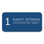 Subject Wirebound Notebook, 1-Subject, Medium/College Rule, Asst Cover, (70) 10.5 x 8 Sheets, 24/CT, Ships in 4-6 Bus Days