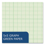 Engineer Filler Paper, 3-Hole, Frame Format/Quad Rule (5 sq/in, 1 sq/in) 500 Sheets/PK, 5/Carton, Ships in 4-6 Business Days