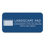 WIDE Landscape Format Writing Pad, Medium/College Rule, 40 White 11 x 9.5 Sheets, 18/Carton, Ships in 4-6 Business Days