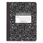 Hardcover Marble Composition Book, Wide/Legal Rule, Black Marble Cover, (100) 9.75 x 7.5 Sheet, 12/CT, Ships in 4-6 Bus Days