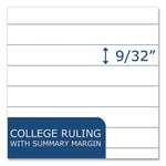 Subject Wirebound Notebook, 1-Subject, Medium/College Rule, Asst Cover, (80) 11 x 9 Sheets, 24/Carton, Ships in 4-6 Bus Days