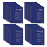 Music Notebook, Medium/College Rule, Transcription Format, Blue Cover, (32) 8.5 x 11 Sheets, 24/CT, Ships in 4-6 Bus Days