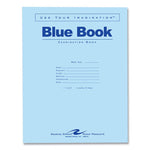 Examination Blue Book, Wide/Legal Rule, Blue Cover, (4) 8.5 x 11 Sheets, 600/Carton, Ships in 4-6 Business Days