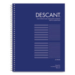 Music Notebook, Medium/College Rule, Transcription Format, Blue Cover, (32) 8.5 x 11 Sheets, 24/CT, Ships in 4-6 Bus Days