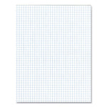 Gummed Pad, 4 sq/in Quadrille Rule, 50 White 8.5 x 11 Sheets, 72/Carton, Ships in 4-6 Business Days