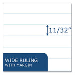 Subject Wirebound Promo Notebook, 3-Subject, Wide/Legal Rule, Asst Cover, (120) 10.5x8 Sheets, 24/CT, Ships in 4-6 Bus Days