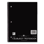 Wirebound Notebook, 1-Subject, Med/College Rule, Randomly Asst Cover, (100) 11x8.5 Sheets, 24/CT, Ships in 4-6 Bus Days