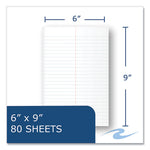 Boardroom Series Steno Pad, Gregg Rule, Brown Cover, 80 White 6 x 9 Sheets, 72 Pads/Carton, Ships in 4-6 Business Days