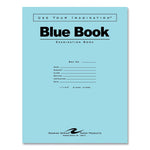 Examination Blue Book, Wide/Legal Rule, Blue Cover, (6) 11 x 8.5 Sheets, 500/Carton, Ships in 4-6 Business Days