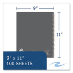 Lefty Notebook, 1 Subject, College Rule, Randomly Asst Cover Color, (200) 11 x 8.5 Sheets, 24/CT, Ships in 4-6 Business Days