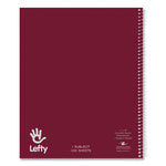 Lefty Notebook, 1 Subject, College Rule, Randomly Asst Cover Color, (100) 11 x 9 Sheets. 24/CT, Ships in 4-6 Business Days