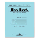 Examination Blue Book, Wide/Legal Rule, Blue Cover, (6) 8.5 x 7 Sheets, 1,000/Carton, Ships in 4-6 Business Days