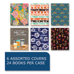 Studio Series Notebook, 1-Subject, College Rule, Assorted Covers Set 2, (70) 11 x 9 Sheets, 24/CT, Ships in 4-6 Business Days