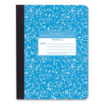 Ruled Composition Book, Grade 2 Manuscript Format, Blue Marble Cover, (80) 9.75 x 7.5 Sheet, 48/CT, Ships in 4-6 Bus Days