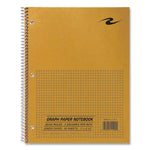 Lab and Science Wirebound Notebook, Quadrille Rule (5 sq/in), Brown Cover, (80) 8.5 x 11 Sheets, 24/CT, Ships in 4-6 Bus Days