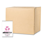 EnviroShades Steno Pad, Gregg Rule, White Cover, 80 Pink 6 x 9 Sheets, 24 Pads/Carton, Ships in 4-6 Business Days