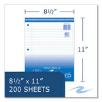 Loose Leaf Paper, 8.5 x 11, 3-Hole Punched, College Rule, White, 200 Sheets/Pack, 24 Packs/Carton, Ships in 4-6 Business Days