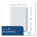 EnviroShades Steno Pad, Gregg Rule, White Cover, 80 Assorted Color 6 x 9 Sheets, 24 Pads/Carton, Ships in 4-6 Business Days