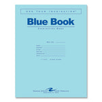 Examination Blue Books, Wide/Legal Rule, Blue Cover, (8) 11 x 8.5 Sheets, 500/Carton, Ships in 4-6 Business Days