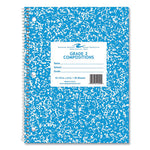 Wirebound Notebook, Grade 2 Manuscript Format, Blue Marble Cover, (36) 10.5 x 8 Sheets, 48/CT, Ships in 4-6 Business Days