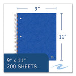 Subject Wirebound Notebook, 5-Subject, Medium/College Rule, Asst Cover, (200) 11 x 9 Sheets, 12/Carton, Ships in 4-6 Bus Days