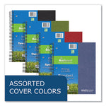 Earthtones BioBased 5 Subject Notebook, Med/College Rule, Random Asst Covers, (160) 11x9 Sheets, 12/CT,Ships in 4-6 Bus Days