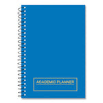 Wirebound Academic Weekly Planner, Asst Cover Color, 8 x 5.5, 14-Month (July - August) 2023-2024, 28/CT,Ships in 4-6 Bus Days