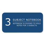 Earthtones BioBased 3 Subject Notebook, Med/College Rule, Random Asst Covers, (120) 11x9 Sheets, 24/CT,Ships in 4-6 Bus Days